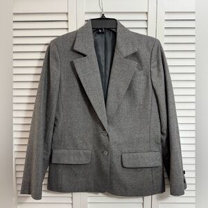 Women's Dalton 100% Wool Grey Blazer Jacket Size 6